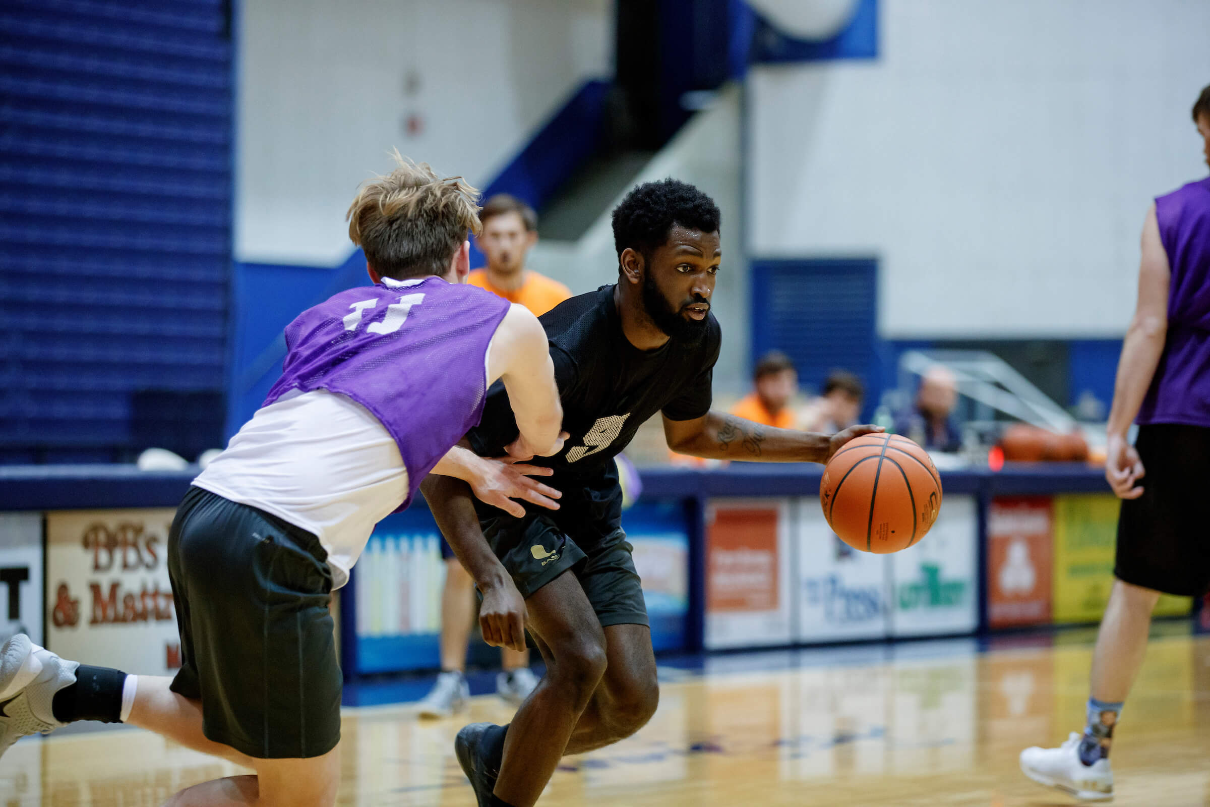 Intramural basketball.